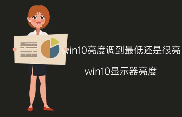 win10亮度调到最低还是很亮 win10显示器亮度？